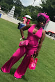 This jumpsuit fits perfectly. Although I'm short, it still wasn't that long on me and I wore flat sandals with it. Gonna purchase another color! - Shaina T.