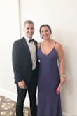 Was pleasantly surprised with the fit and material! Went to a Black-Tie Optional Wedding in August and dare I say I was best dressed! I did go up a size than normal, which allowed for it to be more 'flowy' rather than tight. - Julie V.