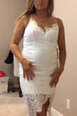This is the most elegant, feminine, sexy dress I've ever tried on. Most reviews say you need petals or a backless bra, however, if you're petite with a short torso like me you can get away with wearing a strapless bra! Love the adjustable straps! Can't wait to renew my wedding vows in Vegas wearing this dress!! Lulus please always carry this dress... I'll be ordering the navy blue dress when back in stock! - Amy F.