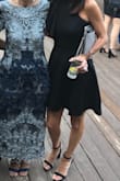 Material was nice and thick. Had a extra liner underneath. I shop Lulus all the time and the material isn't always the best but not the case for this dress! The dress looked and felt much more expensive. Can't wait to wear it again! - Lisa Z.