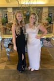 This is a must buy. Its perfect for formal events, weddings, whatever. It was comfortable for the most part besides the bottom of the zipper rubs on your back and left a red mark after hours of dancing... and can't wear underwear without lines showing but otherwise it was the perfect dress. - Morgan R.