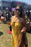 This dress was very cute. It requires a safety pin on the lower skirt to prevent wardrobe malfunctions. It's a super comfy fabric and I was able to dance in it all night long. This dress got destroyed in my move and I ended up replacing it with a more formal looking yellow wrap dress on Lulus for my friend's wedding. Might buy this again next season if it's still available. - Tiana H.