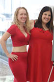 Super sexy and sophisticated but also super comfy stretchy material with a lining so the material isn't too thin.  Can wear it together or separate the pieces with jeans or shorts super versatile.  Wore this to a friend's movie premiere and received so many compliments. - Jennifer S.