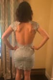 Wore this to a summer wedding. The blue color was great with a spray tan! I received many compliments. I felt the right amount of classy and sexy. - Sarah C.
