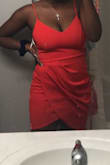 Being a medium size girl with a large chest has its downsides and I was super scared ordering this dress because I wasn't sure how it would look on me. But I love it. I ordered it as a homecoming dress!! Only thing is it's a little tight but it is a bodycon dress so its fine. Also any girls trying to hide a food baby or a lil tummy this dress is perfect!! - Makenzie D.