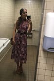 Fits perfectly, love the length (I'm Quite tall so it's difficult to find good lengths of dresses)... love the material & quality!
Wear it all the time... especially to church since it's a bit more modest. - Melanie M.