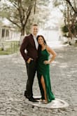 The dress fit like a glove and the material was soft on my skin. It was perfect for our pre-wedding photo session. I wish they had this dress in yellow and in black! - Tatiana