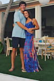 I love this dress!! I was a little nervous ordering it at first because for whatever reason, maxi dresses always look like a paper bag on me. I ordered this dress to wear to a backyard wedding in Key West on the water and it was perfect! I got so many compliments! The straps are adjustable, super comfy and flowy. Definitely will be wearing this again next summer! - Katy P.