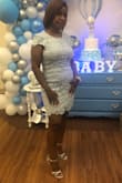 It looks great fit good a bit loose an my breast area & top side about an inch but work - Kenia L.