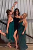 Usually I am a size small for most dresses, but based on the models sizing I knew I would fit better in an XS & I'm glad I ordered that because it fit perfect. Such a sexy dress! Very comfortable too! - Lauren R.