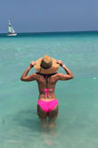 Love love love this hat I wore it the entire week in Cuba both in the ocean and in the pool. - Erin U.