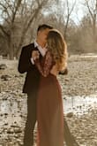 Hands down my favorite dress I've ever bought!! I fell in love with it the minute I put it on. It was exactly what I had been looking for for an engagement shoot dress. My photographer was even so excited to take pictures of it! Beautiful dress. It's a little long but I didn't mind it, it gave it a nice flowy look for the shoot! - Kendra S.