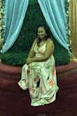 The color is beautiful and the fabric is really good quality. Perfect for a family wedding I just attended. Had to get the bottom hemmed though because I'm really short and I didn't want it to drag. But overall I really love this dress. The only thing it's missing is pockets lol. - Monique W.