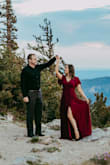 I LOVED this dress! I purchased it for an engagement photo shoot, and it was absolutely perfect for the occasion. It fit perfectly except for the length. I'm only 5 ft. tall, and there was a good 6-7 inches of extra fabric pooling at my feet. I wish I had ordered it sooner to get it tailored. The color is beautiful, and it is so flowy especially in the wind. It also came in very wrinkly due to the material but was easy enough to iron out. Highly recommended! - Marisa S.
