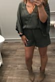 Wore this to an outdoor country themed wedding!! It was comfy yet not to casual. This can be dressed up or even dressed down. I would definitely order this in a size smaller only because I do have a short torso area and would have preferred this to have been a little tighter. - Jamie M.