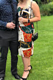 Bought this dress for a wedding and I was so happy with it! It's very unique and looked beautiful. The fabric is great quality and the adjustable straps were a bonus. - Julia H.