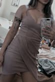 Wore it on my cousin's 18th bday and got many compliments with this dress! Very flattering and love the color! - Elaine L.