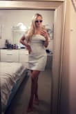 I was afraid of the color to be too pale, but it actually looks nice with tan. The material is very comfortable. Can't wait to wear it on vacation. - Svetlana Z.