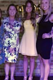 I wore this dress to a friend's rehearsal dinner and it was so cute! It fits TTS is somewhat forgiving while still being flattering. The yellow looks fantastic if you have olive toned skin. Length was perfect, as well - it hit just above my knees. Off the shoulder sleeves stay in place very well. - Melissa B.