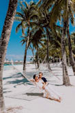 I wore this cute maxi dress in Bora Bora for my honeymoon. The quality of the dress is amazing. The fabric is heavy yet you can move around and be super comfortable. I recommend it to everyone for couples photo-shoot. - Meltem S.