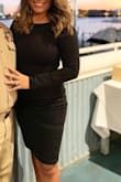I was fall in love for its designt but my tummy is not flat. Well. I got a tummy control pant and problem solved. I normally wear M but I ordered L and it still very tight. I recomend size up. So many accomplishments! - Cleidiane P.