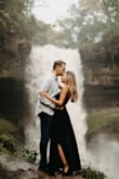I loved the fit of this dress. It's sexy and can be dressed up or down. I'm obsessed with the open back and the slit! Wore it in my engagement photos :) - Brooke H.
