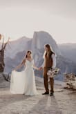 We ordered this dress for a styled shoot we photographed in Yosemite and it was perfect! It's great quality and can easily pass for a real wedding dress. We love how flowy it is, it looks great in photos! - Savannah C.