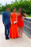 I absolutely love this dress. I ordered it for a wedding in June and it was stunning. The color is just as vibrant in person, and the material is soft and comfortable against your skin. I did have to get it hemmed even with 4 inch heels, so if you are shorter just consider the additional cost. It is also a bit tricky to get on by yourself, but manageable. All in all this dress is gorgeous and definitely one of my favorites that own. - Anabela P.