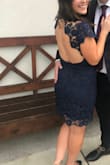 Bought this dress for a family wedding in September and it was the perfect dress. Super flattering on every part of the body. I received lots of compliments and can't wait to wear it again!
I actually pinned some cups into the dress to give me a little more shape around my bust and it worked amazing. - Kate L.