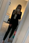 As with all Blazers it is a little tight in the arms but overall fits nicely. I wouldn't go for a larger size. I can dress it up or dress it down. It is prefect for the Georgia heat. Thank you Lulus! - Janine A.