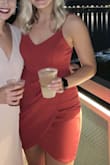 I wore this to a wedding and got so many compliments! I'm tall so I was worried about it being short on me but the length was perfect! - Mallory A.