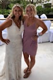I decided to order this for my sister's more casual-beach wedding and I love this. Since this is body-con I ordered it in both a medium and a small. In normal sizing I am a medium, but Lulus always seems to run a little big on me! I did end up keeping the small and returning the medium. The style of this dress is so flattering and the cut is beautiful! The color is going to look great with a tan! Wore this to my sisters wedding! - Jenessa D.