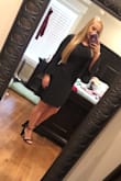 This dress was more than I could imagine!! I absolutely love the simplicity and modesty of the dress. Not to mention it is very slimming! The material is comfortable, but not very stretchy. I would definitely recommend! - Lexi T.