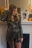 I bought this for my daughter to wear to her friends sweet sixteen party! She looked incredible! She received so many compliments on this outfit all night. The only complaint I would have is the gold sequin does fall off all over. But a small price to pay for this beautiful romper. She can't wait to have something else to wear it too! - Annette S.
