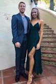 I loved this dress so much and got so many compliments! I wore it to a work event that was very formal and was comfortable the whole night. I always wear an XXS-XS and the top half fit perfectly! If you are between sizes I would recommend sizing up, as it just fit me. I did not have wiggle room. I'm short so I needed it shortened, but I expected that. 

The color was gorgeous and overall I found the dress to be very flattering. The fabric was nice and it was well made. I dressed it up with some gold jewelry to add something interesting! I would recommend this dress to anyone looking for something formal but not over the top! Sometimes going simple can prove to be very elegant! - Emma M.