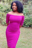 I ordered this same dress in green and had to get this beautiful color also. This dress hugs your curves in all the right places and cinches your waist in all at the same time. I can't wait to wear this beauty! - Gabriel S.