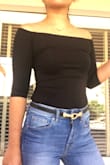 Love this top, it's comfortable,sexy. It's going to be a staple in my closet.Very classy .It does not fall off my shoulders too. - Grace F.