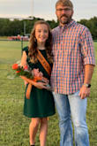 My daughter was a vision in green! Absolutely beautiful! We got many many compliments on this dress. It is well made and stunning in person. - Haley B.