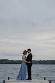 I searched many sites to find this perfect color of a true "dusty-blue". It was for my engagement shoot and the theme was similar to The Notebook river scene :-) This dress is very well made, durable and flowy. I go between size S and M often depending if I'm favoring length or tightness. I was happy with the Small here, plenty of length as I am 5'8", not too long but will be perfect barefoot or in heels. Will wear this again many times :-) - Mary G.