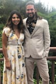 I wore this dress for a summer wedding in Hawaii. It fit perfectly and looked amazing. I got tons of compliments. I'm 5ft 4in and i was worried it might be too long for me. But I wore it just with 2 inch heels and it looked amazing. The neckline is little deep but I bought the fashion tape from lulus (link below) and it kept the neckline in place. I highly recommend this dress. 
https://www.lulus.com/products/hollywood-fashion-tape/180170.html - Roshni S.