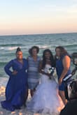 This is a gorgeous dress! I wore it for a beach wedding & the length was perfect for a floppy beach dress. Definitely wearing again! - Ivana G.