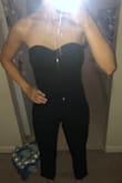I really like this jumpsuit. I wish it was a little more fitted throughout but it still looks great. - Melissa A.