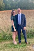 I wore this to a teammates outdoor wedding in september and it was PERFECT! I am 5'11 and I will say I tested it out before wearing it because it is short, but the overlay detail made it long enough! Such a pretty color and will 100% recommend to all! My friend is actually borrowing it for a wedding next weekend!! - Liz D.