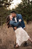 So beautiful! I got so many complements. The dress not only looked amazing but I felt so good in it. I used it for my engagement photos/party. The tan part underneath was a little short but you could wear tan spanks or a skirt under it doesn't show! Overall, great quality and great price for this amazing dress! - Grace S.