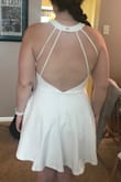 Looks so classy with a touch of sexy with the open back! No need to wear a bra, looks great and is super comfy. What more do you need?! - Kathleen O.