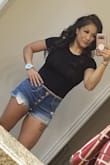Very simple but extremely cute crop! Good material, however, it is very thin making it very see through. I have to wear 2 of the same shirt but I also choose to wear without a bra. - Laura R.
