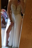 Beautiful dress. Love the slit and the lace up back. - Emily V.