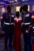 I loved this dress so much! I bought it for the marine corps ball and it was absolutely perfect and a total steal with the price. The dress is long and naturally meant for taller people so you would either need to hem it or buy 6in heels as I did. - Kristin W.