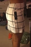 Love the skirt, length is good & slit is a good size. However, if you have any butt it hugs a little. Better for slender body types. Had to return. - Kiana T.