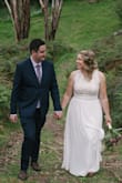 I bought this dress for my Australian spring wedding, the fit was perfect and it was nice and comfortable to wear. I took it up about 12cm (4.5inches) which was easy to do with the three layer skirt. I paired it with some beautiful RM Williams Australian boots which really made the outfit. I can't describe how happy I am with this dress!!! - Alicia A.